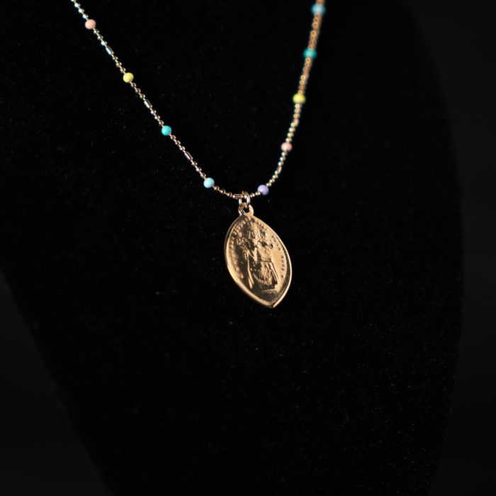 CoeurEnvie - Médaille perle dos collier - bijoux
